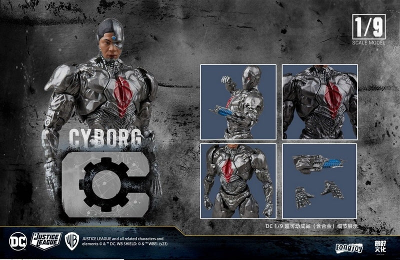 Fondjoy Super Heroes: DC - Justice League - Cyborg (Steel Bone) Scale 1:9