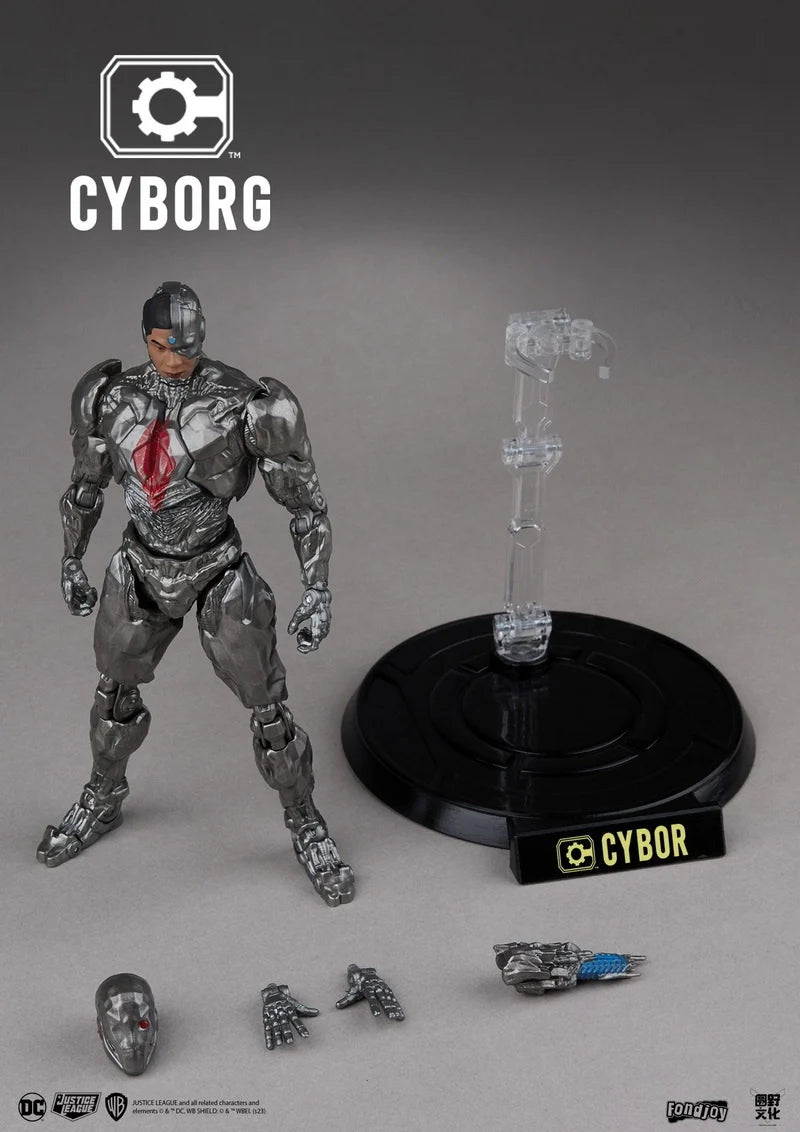 Fondjoy Super Heroes: DC - Justice League - Cyborg (Steel Bone) Scale 1:9