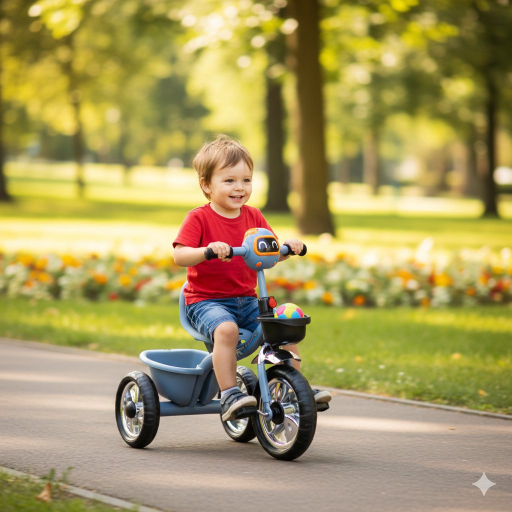 Kids Toy Tricycle with Light and Music – Fun Interactive Ride for Toddlers