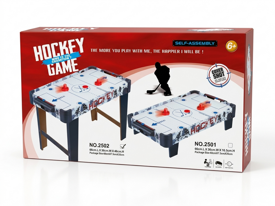 Tabletop Air Hockey Game – 2-Player Mini Hockey Board Game Set for Ages 6+
