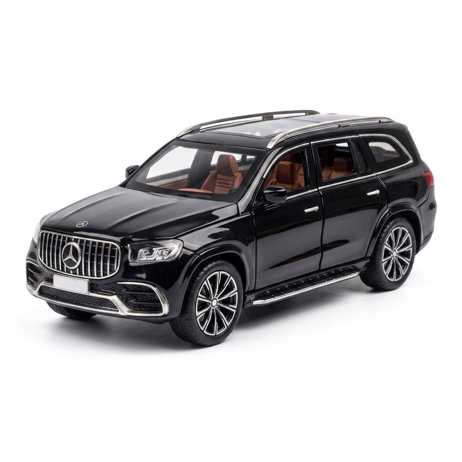 CHE ZHI Luxury Die-Cast Mercedes-AMG GLS 63 Model Car Simulation Sound and Light