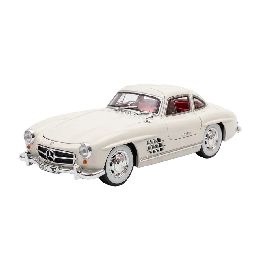 CHE ZHI Luxury Die-Cast Mercedes-BENZ 300 SL " GULLWING " Model Car Simulation Sound and Light