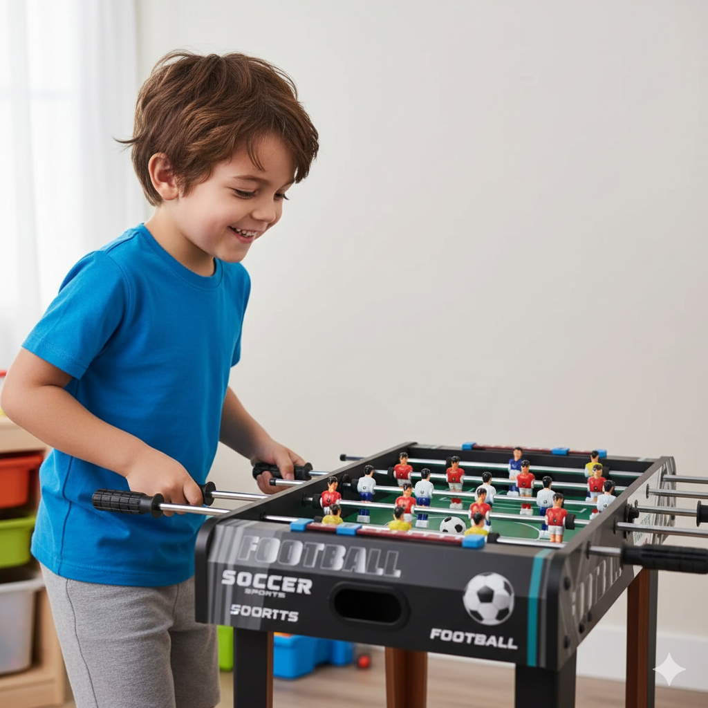 Wooden Tabletop Football Soccer Game – Football Game Set