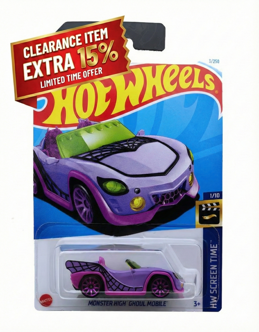 Hot Wheels HW SCREENTIME - MONSTER HIGH GHOUL MOBILE