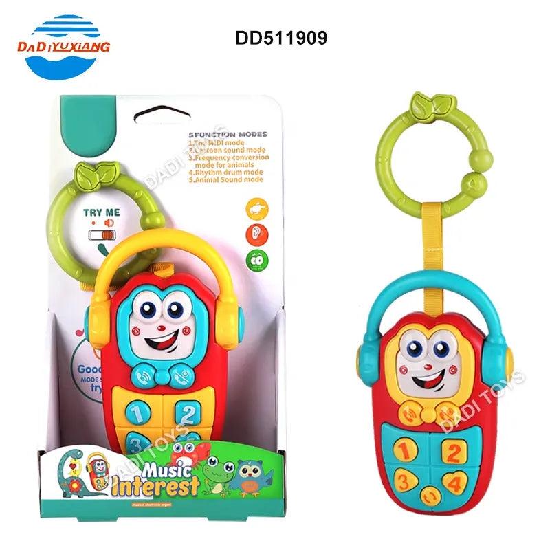 DADI OEM&ODM Infant Development Baby Rattles Hanging Rattle Musical Baby Phone Rattle Toy