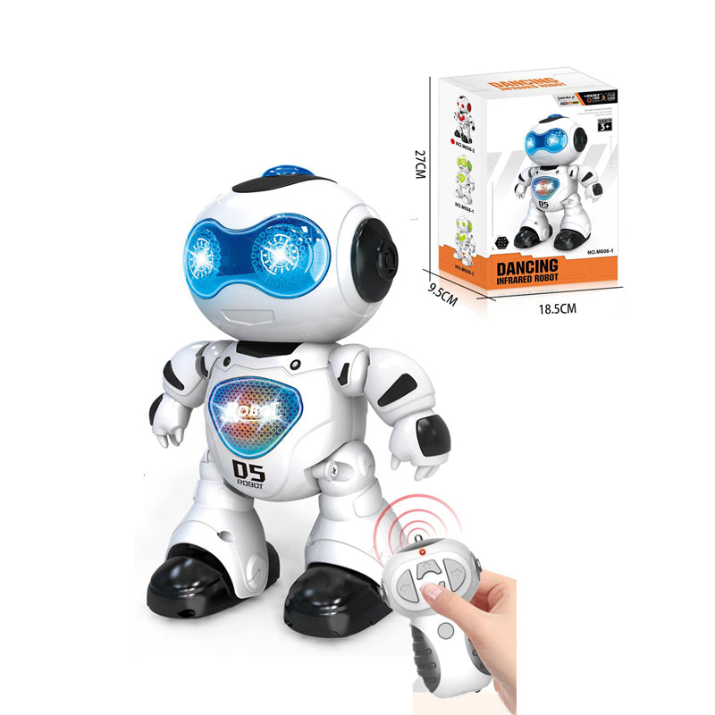 Infrared Dancing Robot Toys Intelligent Boy Toy Remote Control Smart Robots with Light Music