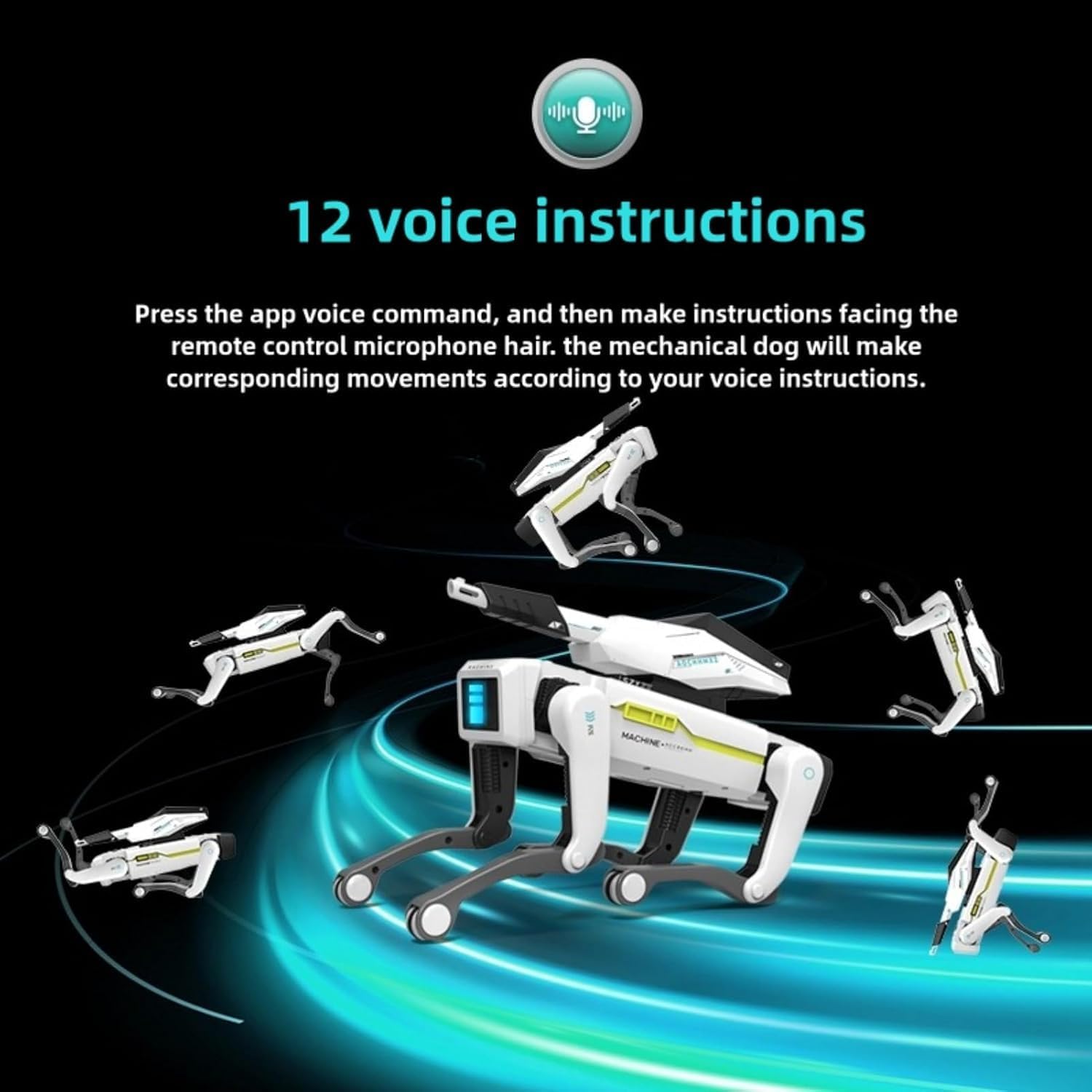 Shoot Robot Dog - Interactive STEM Pet with Voice Control, 30+ Actions & APP Programming, Durable Design for Kids Age 6+