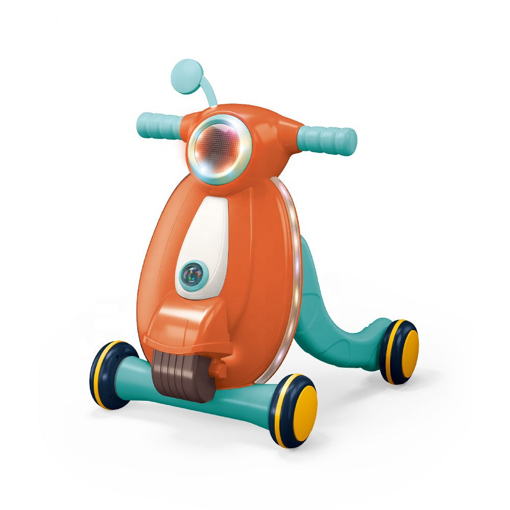 WISHKEY Plastic Multi Functional Baby Walker for Toddlers, 2-in-1 Baby Walkers with Fun Ball Game, Lights & Music, Walker for Kids for 1+ Years