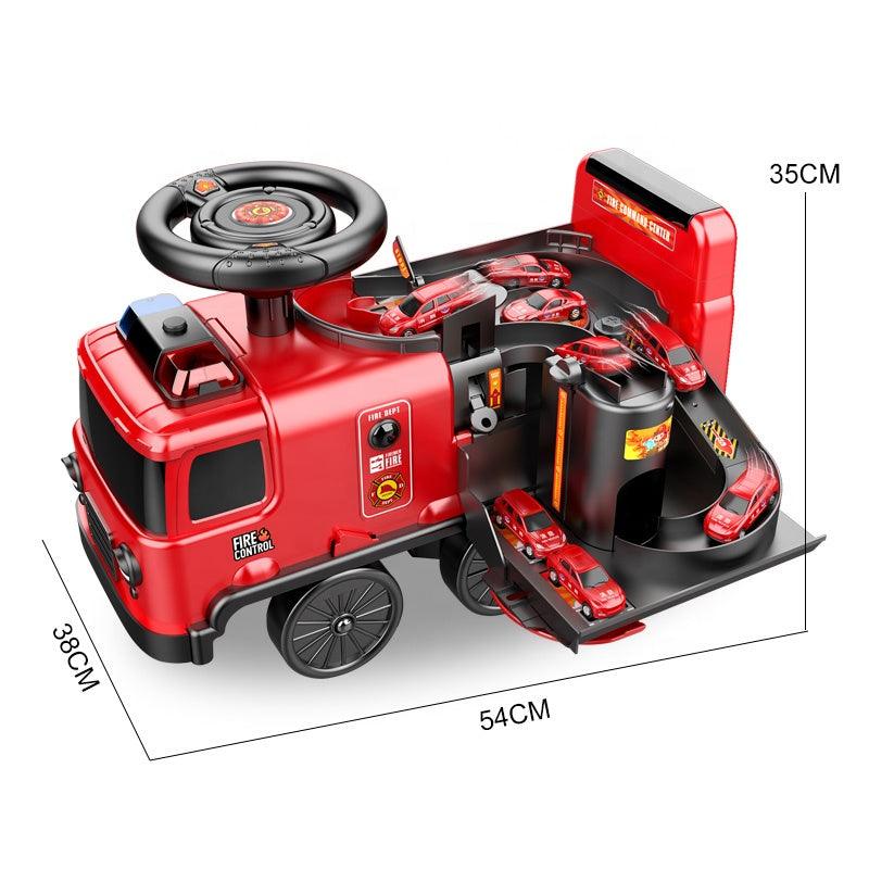 Fire Truck Adventure 2in1 Ride-on sliding car