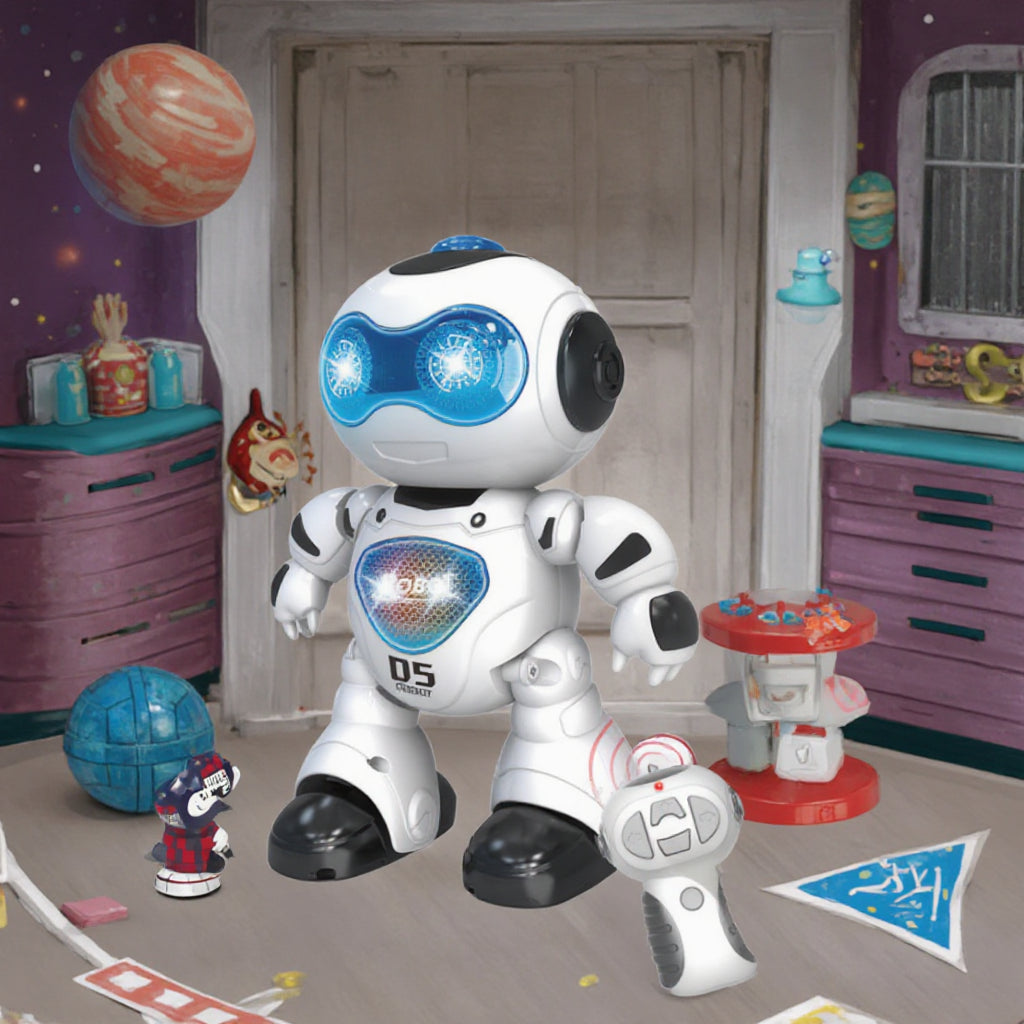 Infrared Dancing Robot Toys Intelligent Boy Toy Remote Control Smart Robots with Light Music