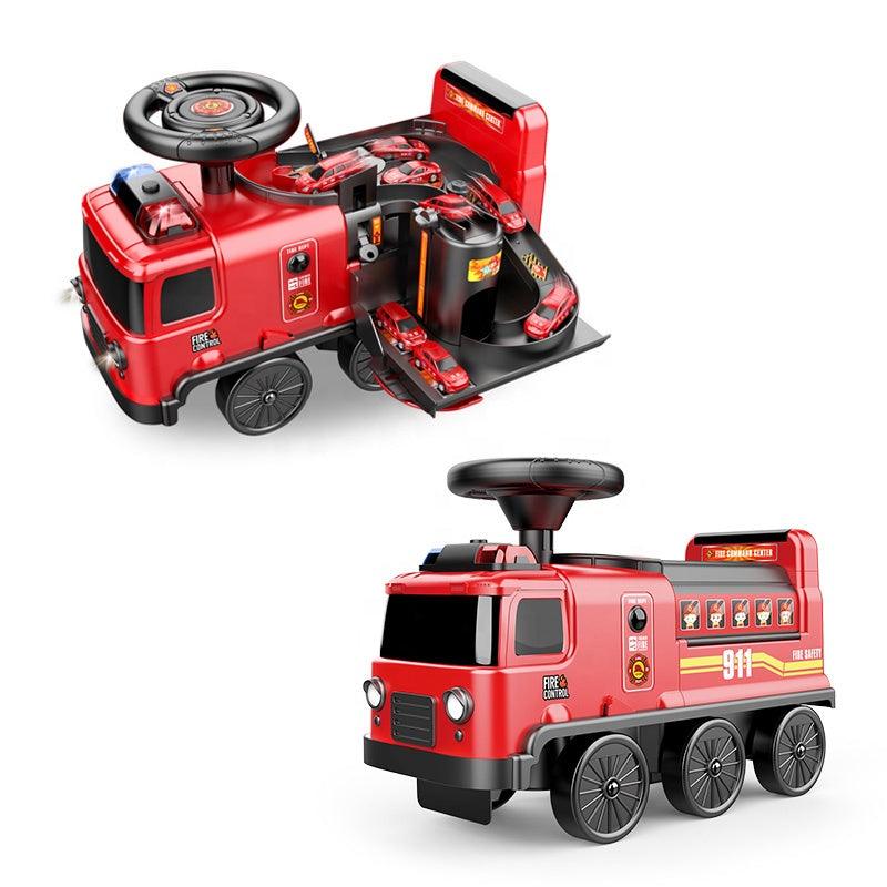 Fire Truck Adventure 2in1 Ride-on sliding car