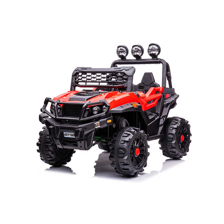 Megastar Ride on 12V Mini Shadower Electric Ride On Suv with RC For small kids 2-5 yrs - Red