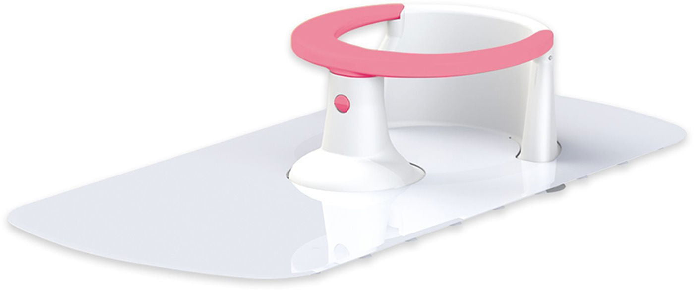 Dolu 7465 Portable Bath Seat with Anti-Slip Mat - Pink