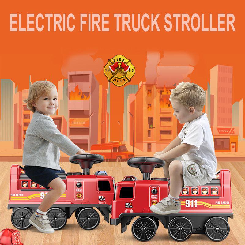 Fire Truck Adventure 2in1 Ride-on sliding car
