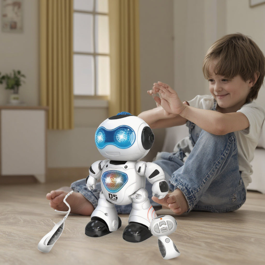 Infrared Dancing Robot Toys Intelligent Boy Toy Remote Control Smart Robots with Light Music