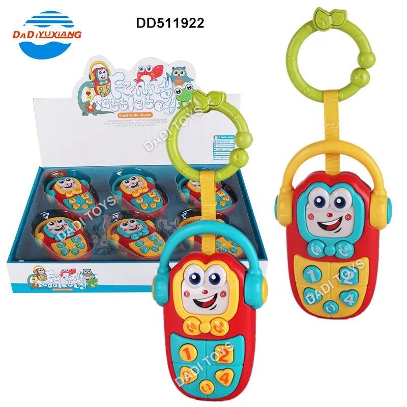 DADI OEM&ODM Infant Development Baby Rattles Hanging Rattle Musical Baby Phone Rattle Toy