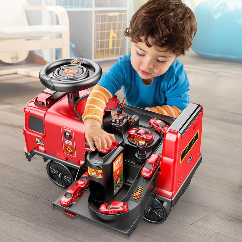 Fire Truck Adventure 2in1 Ride-on sliding car
