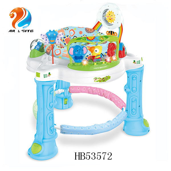 Multi-functional baby walker Happy jungle walker with music, lights and toys for the baby