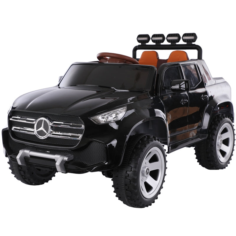 Mercedes-Benz X 12V Kids Electric Ride-On Car with Swing Mode, 4x540W Motors & Remote Control - Black