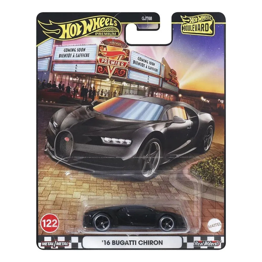 Hot Wheels Premium Boulevard - 16 Bugati Chiron