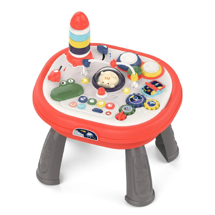 Huanger Baby Toys Activity Table Double Sided  for 18M+ ages