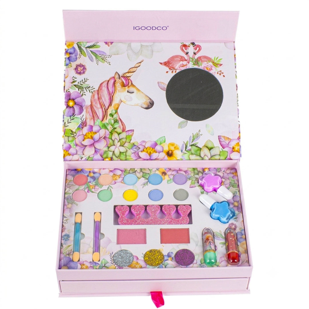 OKO Plastic Beauty Accessories & Makeup Play Set – Pretend Play Cosmetic Kit for Girls