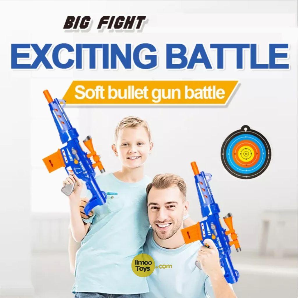 Ba Ter Abri series Blast soft bullet Gun - BumbleToys - 8+ Years, Blasters & Water Pistols, Boys, Guns, Muslim, Toy Land