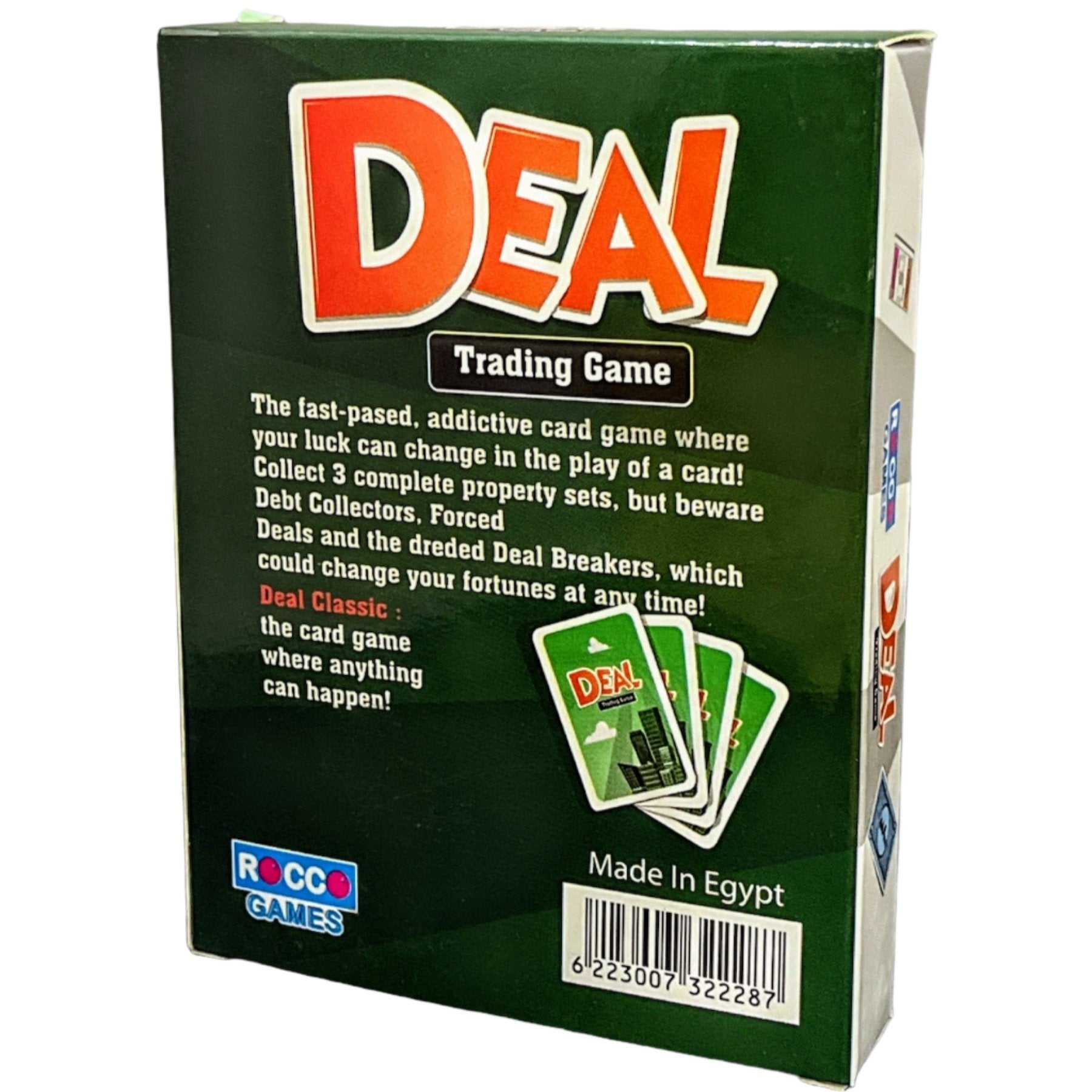 Rocco Deal Trading Card Game By Nilco