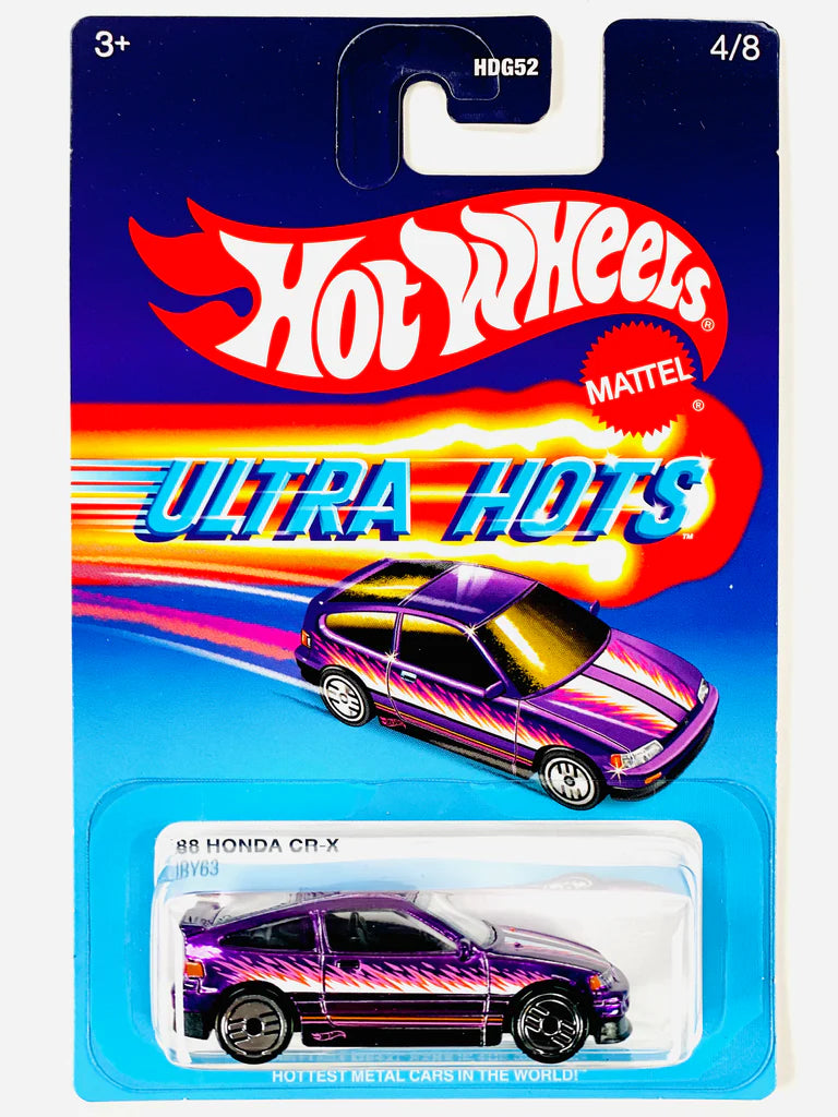 Hot Wheels Ultra Hots Hottest Metal Cars In The World - '88 Honda CR-X