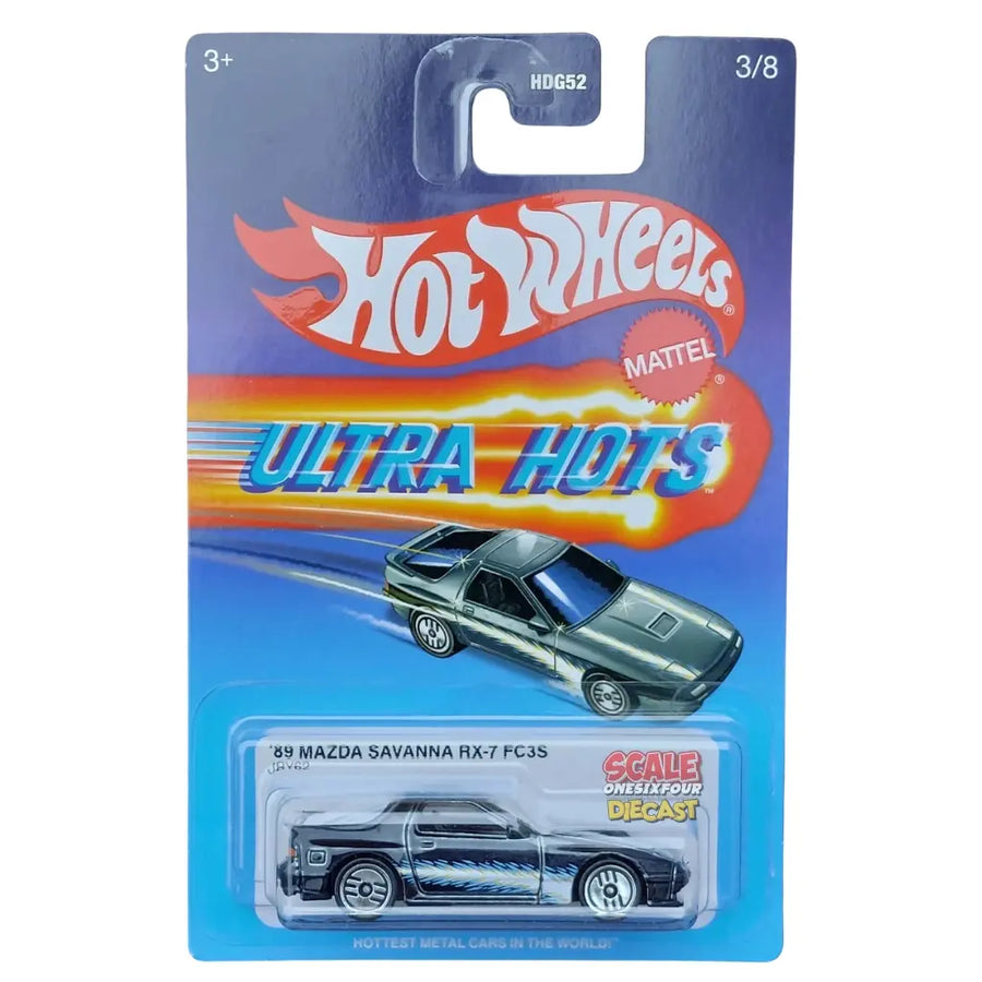 Hot Wheels Ultra Hots Hottest Metal Cars In The World - '89 Mazda Savanna RX-7 FC3S