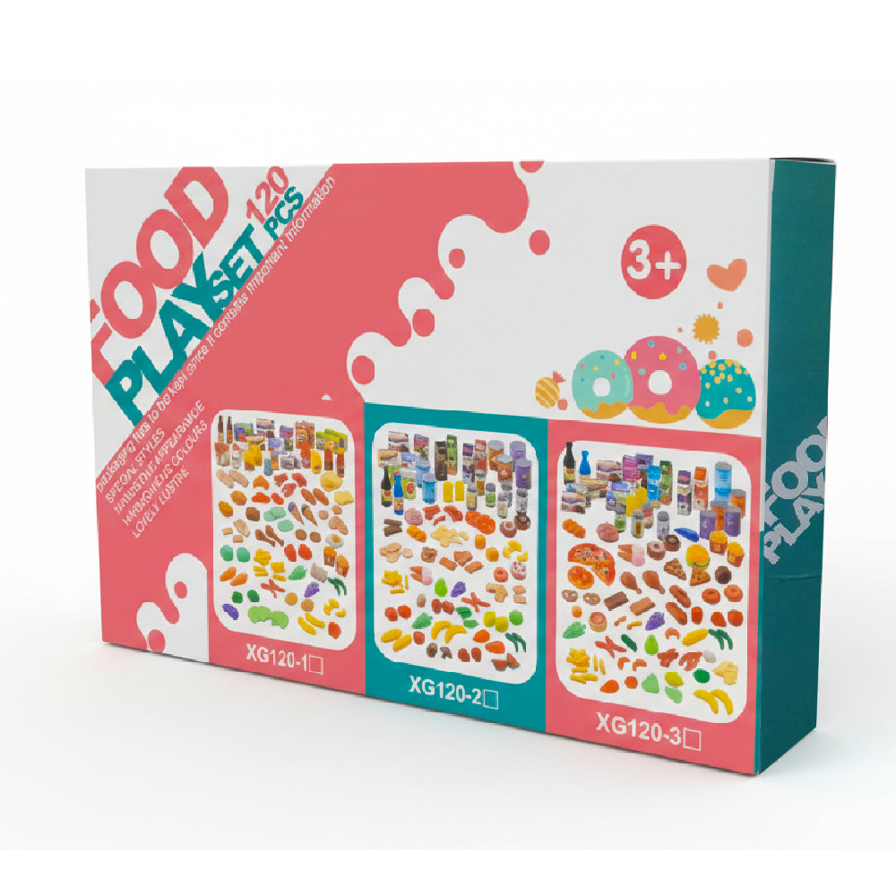 Delicious Play Set – Ultimate 84-Piece Kids' Play Food Collection – Variety of Fruits, Vegetables, Meats, and Treats for Imaginative Kitchen Play – Ages 3+