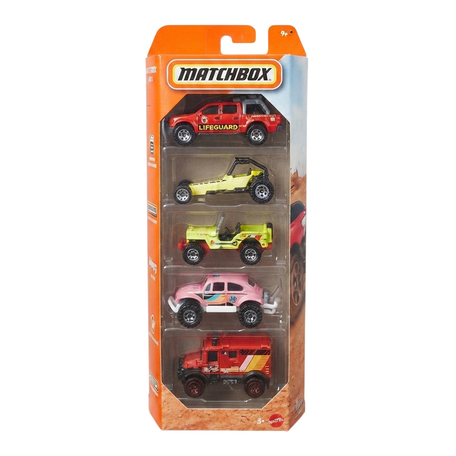 Matchbox 5-Pack Die-Cast Toy Cars Set - MBX OCEAN