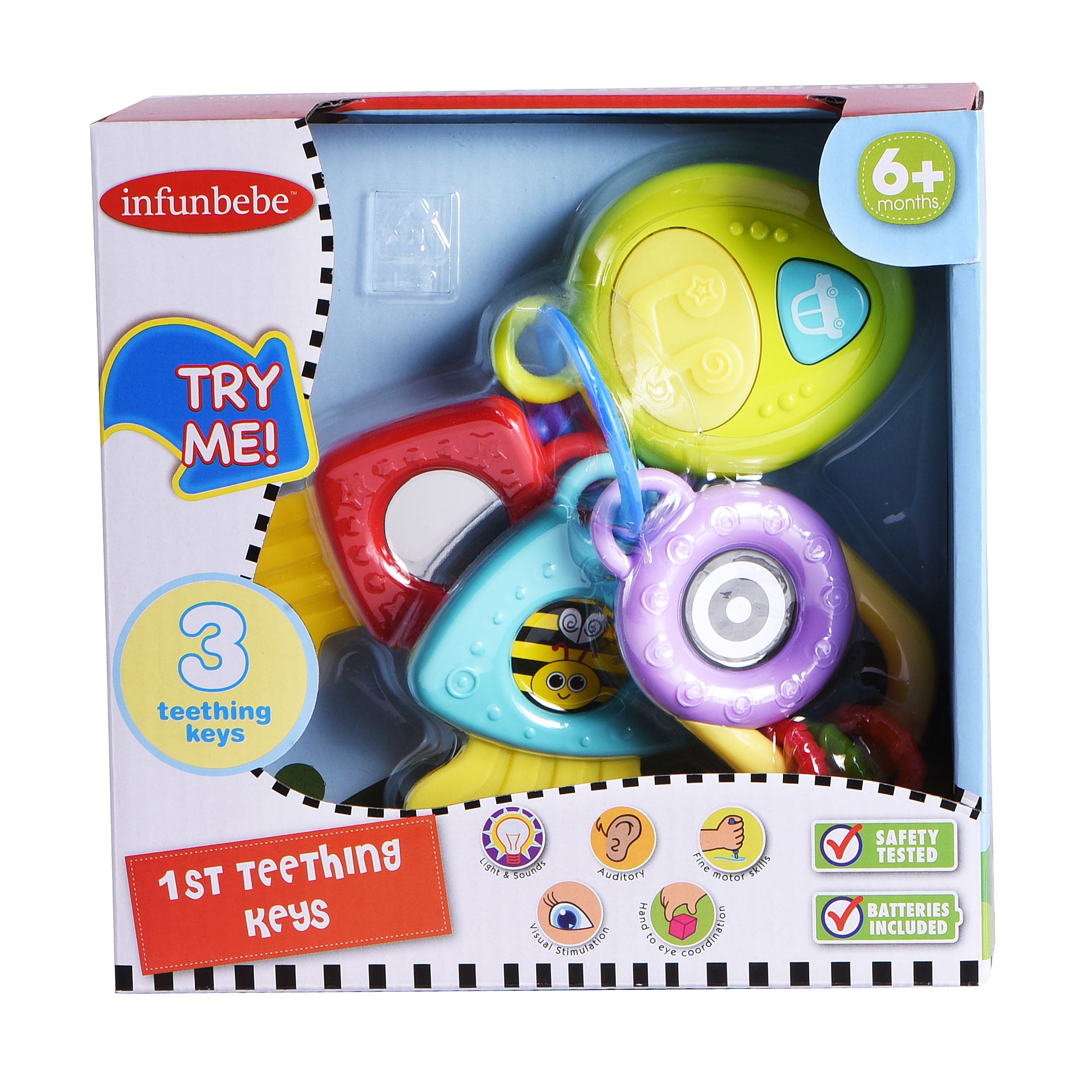Infunbebe My First Teething Keys For Kids