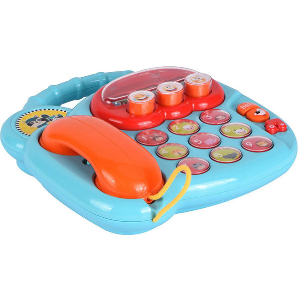 Infunbebe Activity Animal Telephone – Interactive Baby Learning Toy with Sounds & Music