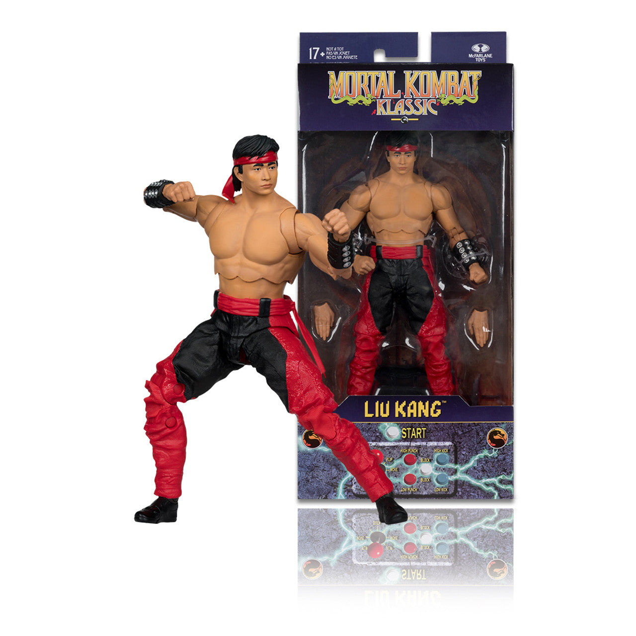 Mcfarlane Games: Mortal Kombat Klassic - Liu Kang Action Figure (7 Inch)