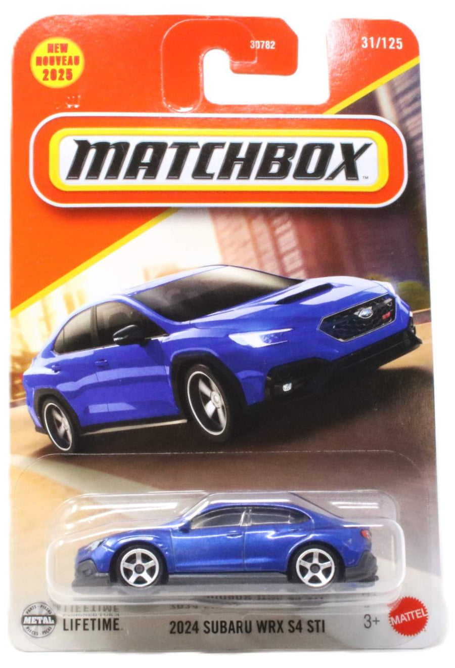 MatchBox Die Cast 1:64 Scale Vehicle - 2024 Subaru WRX S4 STI