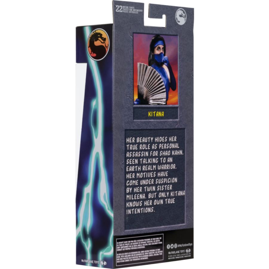 Mcfarlane Games: Mortal Kombat Klassic - Kitana Action Figure (7 Inch) (Red Platinum Edition)