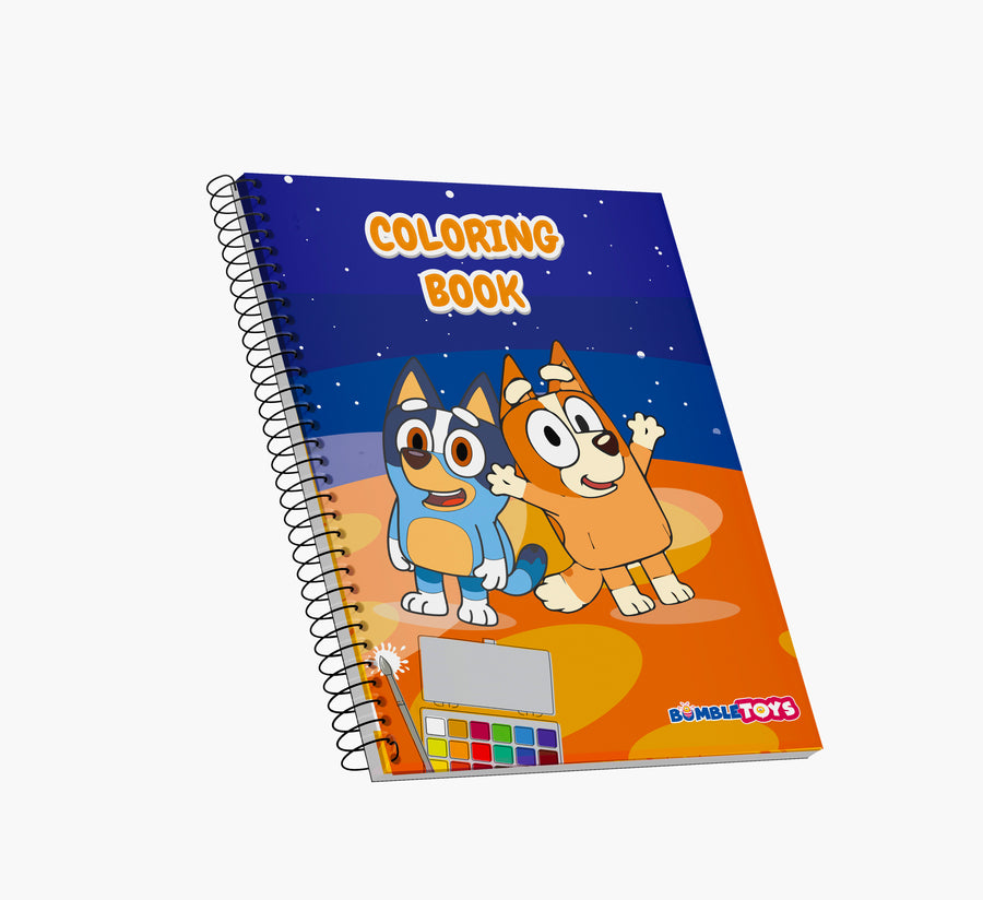 Premium Bluey Coloring Book For Boys 34 Pages