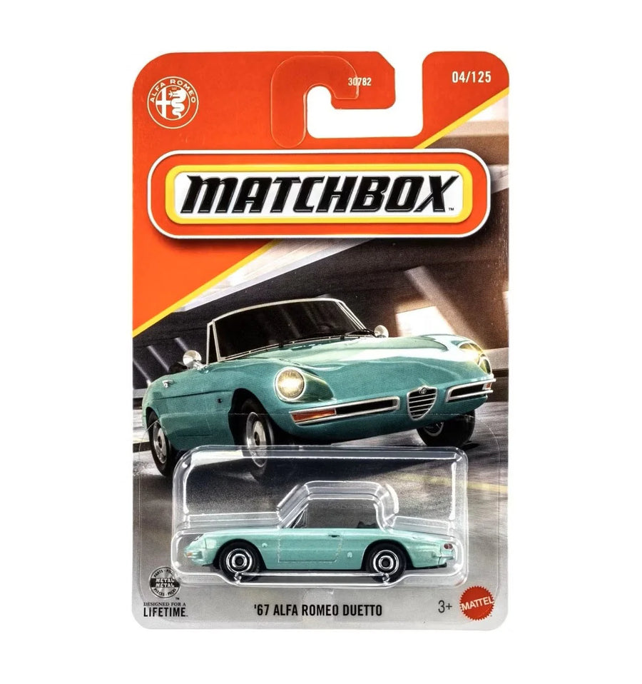 MatchBox Die Cast 1:64 Scale Vehicle - '67 Alfa Romeo Duetto