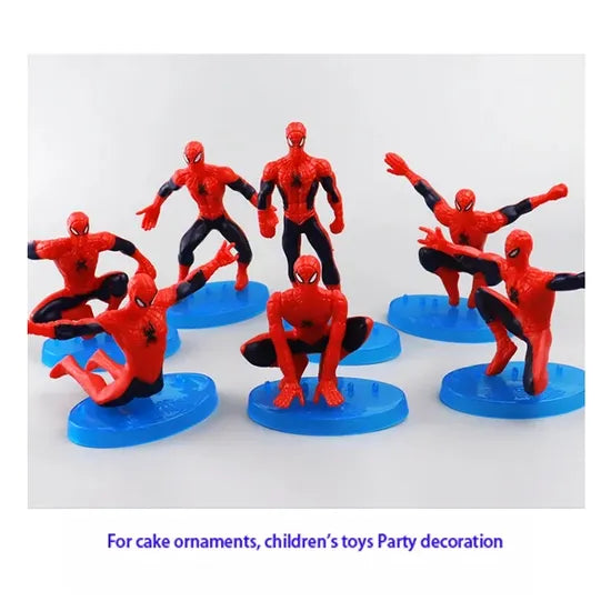 Action Figures Spider-Man Set Of 7 5-7 cm E13-839