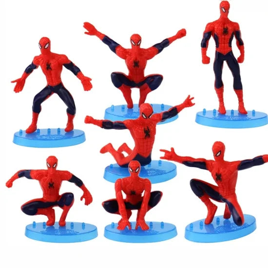 Action Figures Spider-Man Set Of 7 5-7 cm E13-839