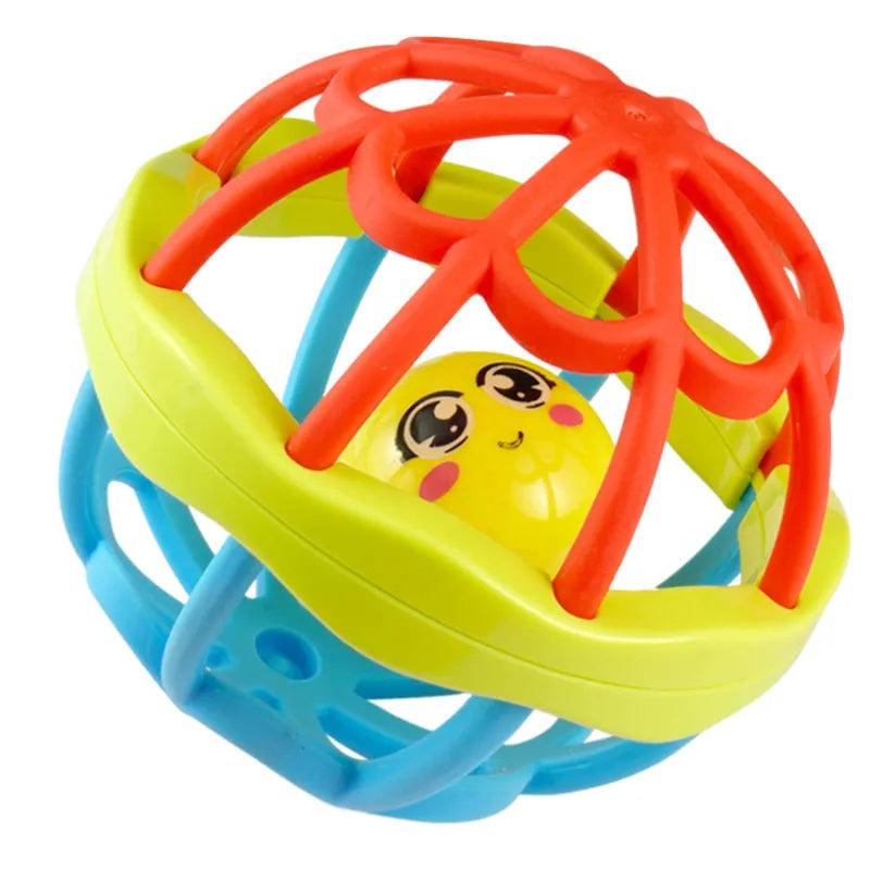 Baby Plastic Soothing Rattle Toy for Newborn Baby 0-6 Month, Early Education Puzzle Hand Ball Get Children's Attention
