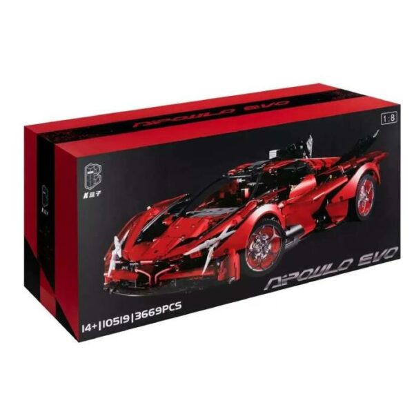 Kbox 10519- 1:8 Metal Red-Apollo Evo 3669 PCS