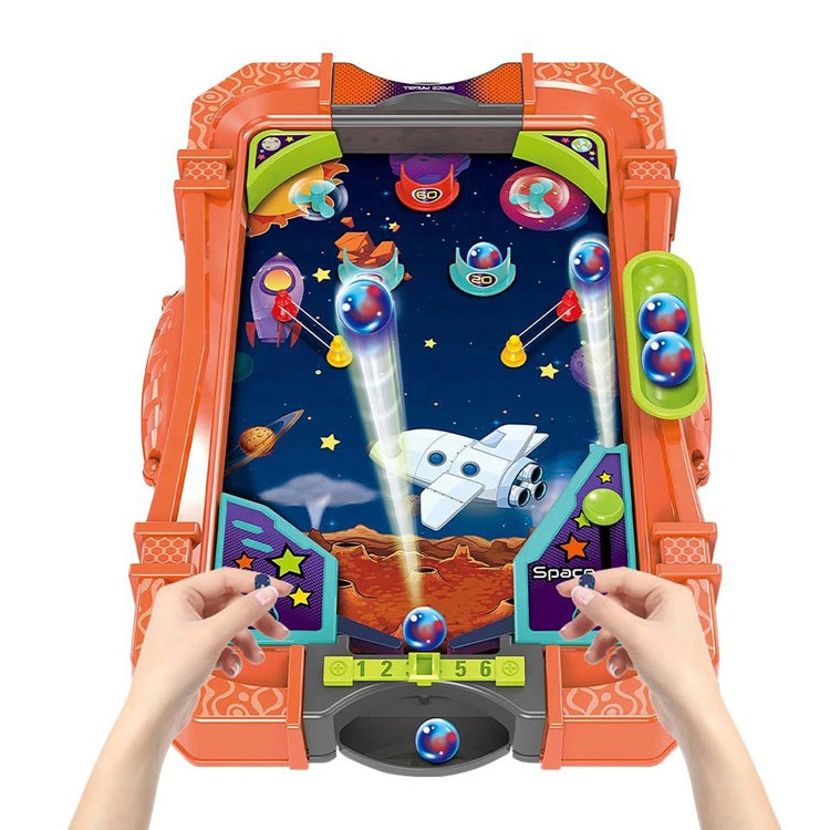 New Shooting Table Top Handheld Toys Plastic Mini Pinball Game Machine Kids Desktop Pinball Board Game 007-165