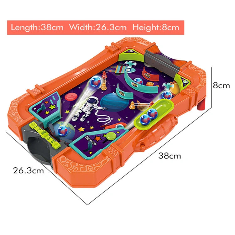 New Shooting Table Top Handheld Toys Plastic Mini Pinball Game Machine Kids Desktop Pinball Board Game 007-165