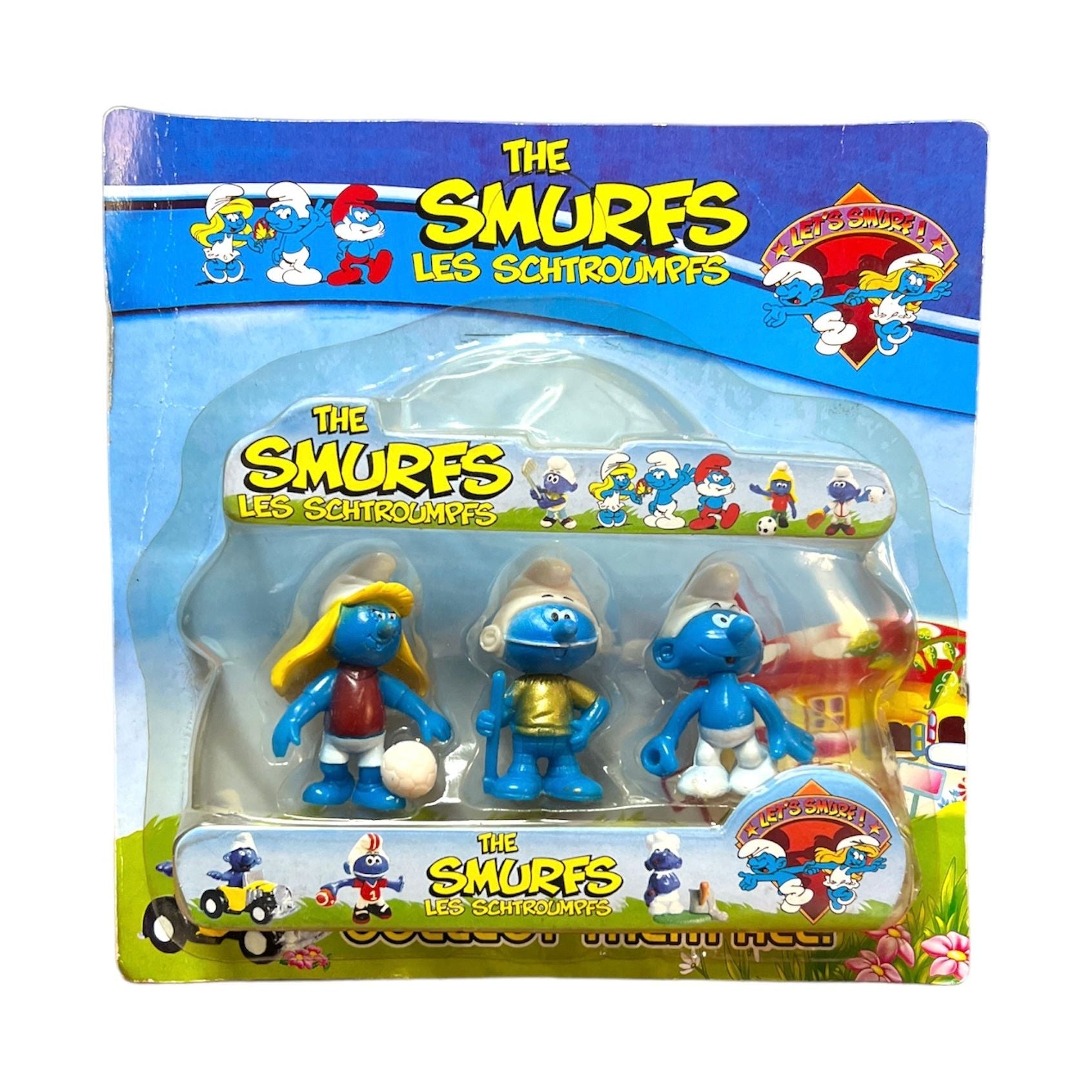 Smurfs Three Action Figures For Kids - Model B