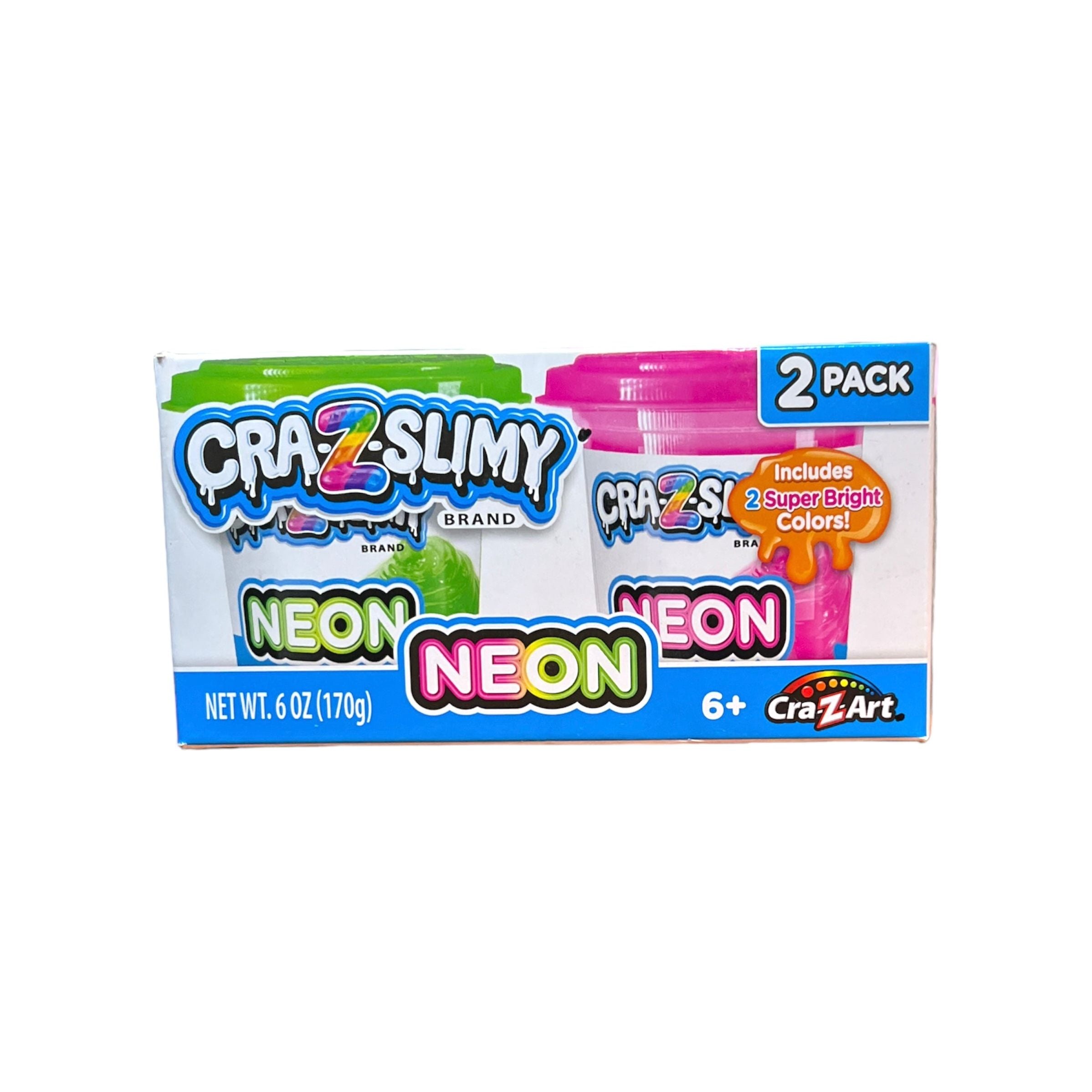 Cra-Z-Slimy 2-Pack Neon Slime - 60051INT