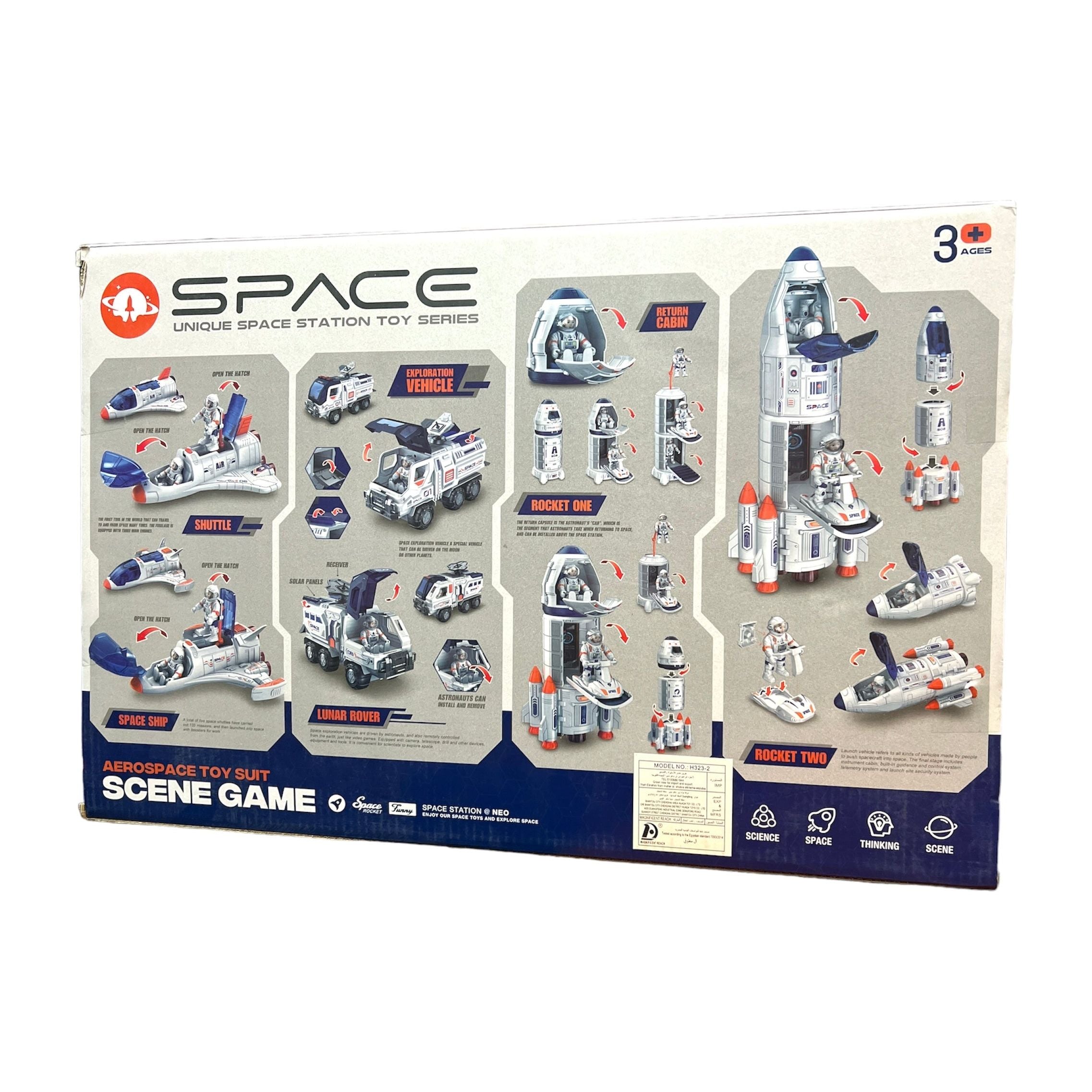 Set Space Mission Rocket Space Ships Space Vehicles 12 pieces