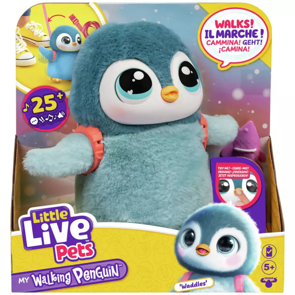 Little Live Pets My Walking Penguin Waddles Interactive Toy