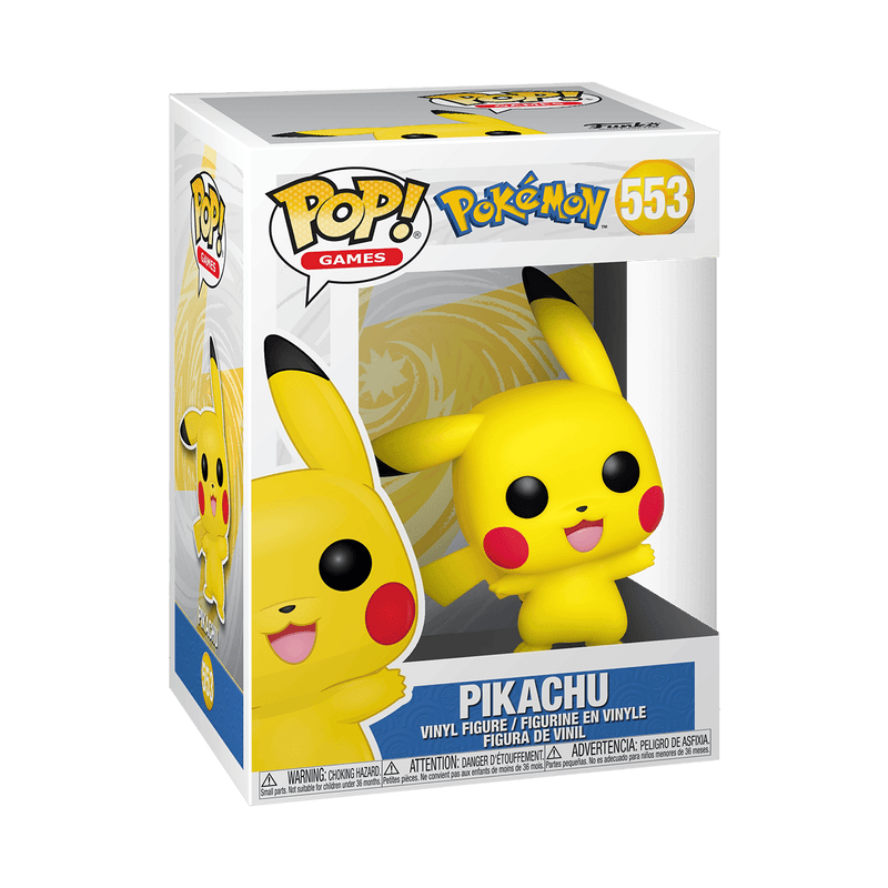 Funko Pop! Pokémon Pikachu Waving - Pokémon (553) - BumbleToys - 18+, Action Figures, Boys, Characters, Funko, Girls, POKEMON, Pre-Order